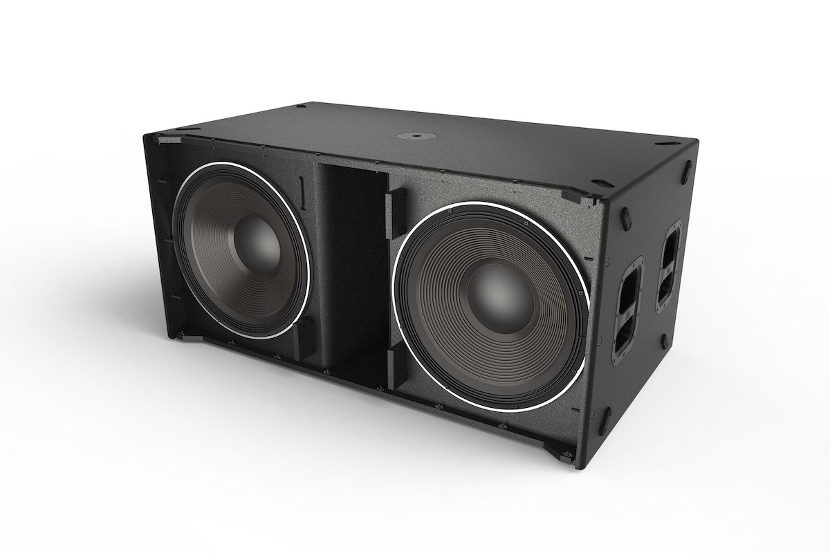 JBL SRX928S front of subwoofer without the grille.
