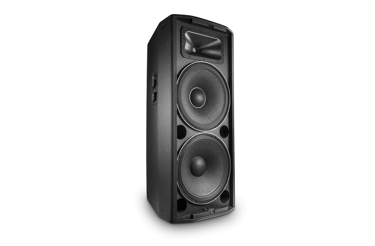 JBL PRX825w, front of powered speaker without grille.