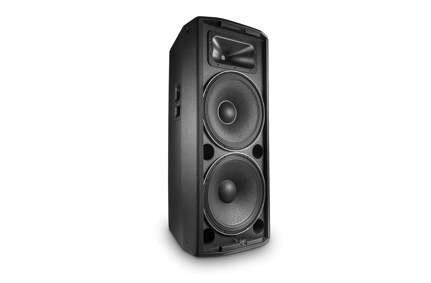 JBL PRX825w, front of powered speaker without grille.