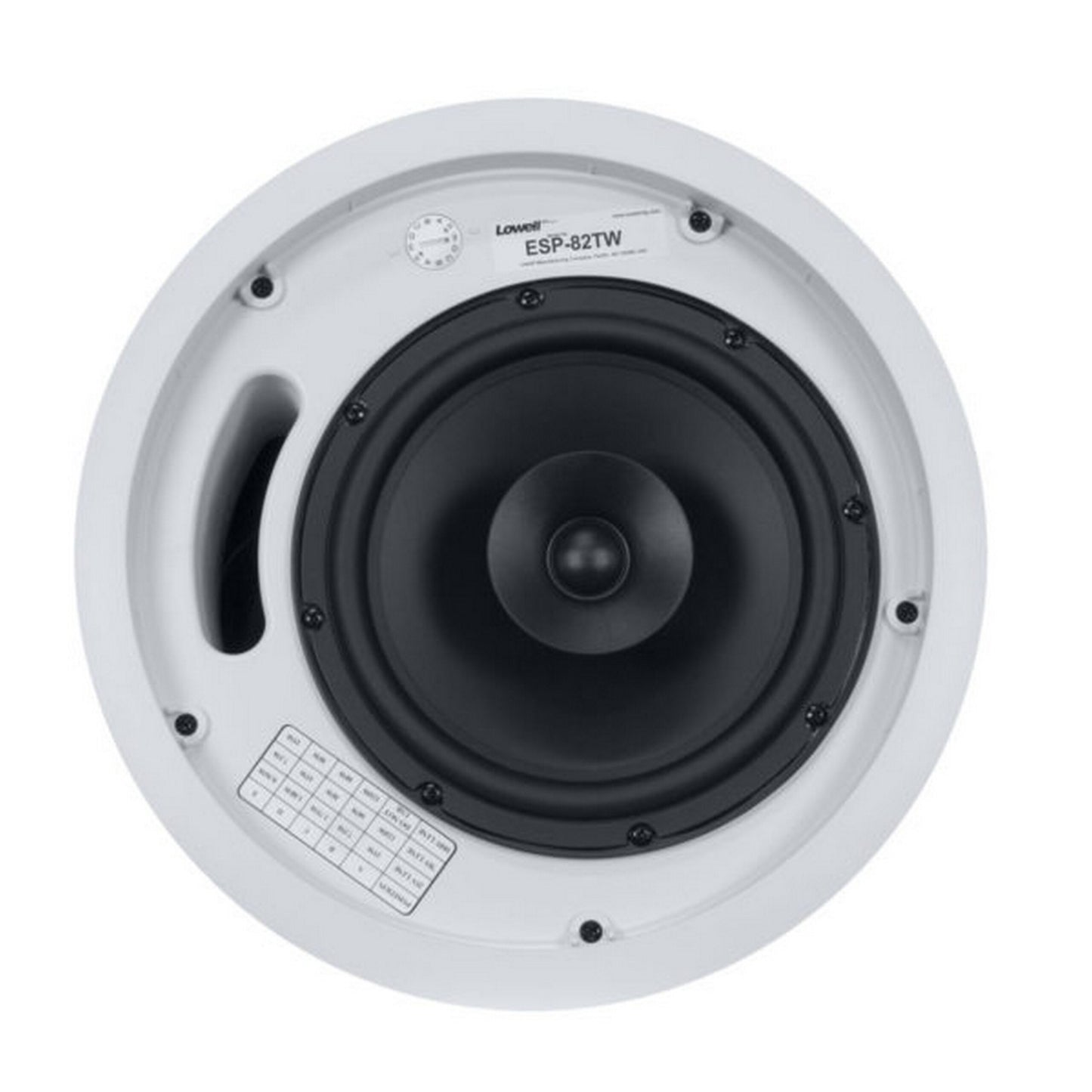 8" Coaxial Pendant Speaker (White)
