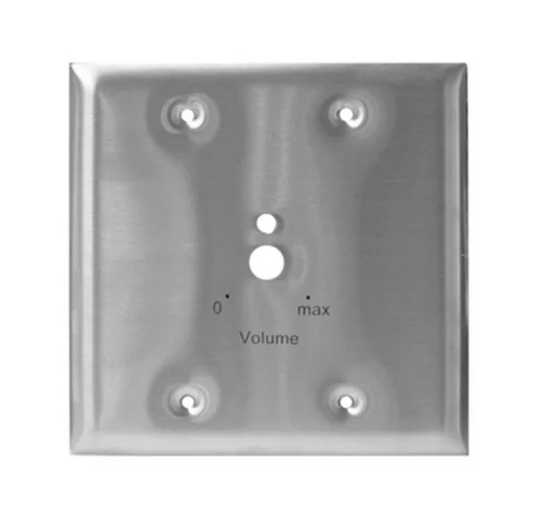 Punched Wall Plate - Double (Attenuator)