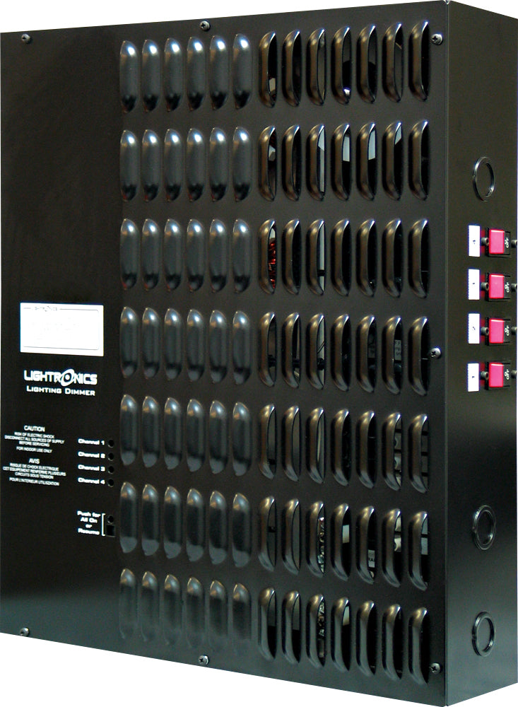 4 Channels, 2400W Architectural Wall Mount Dimmer