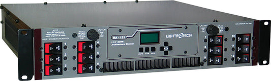 Lightronics RA121 - 12 Channel 1200W Rack Mount Architectural Dimmer