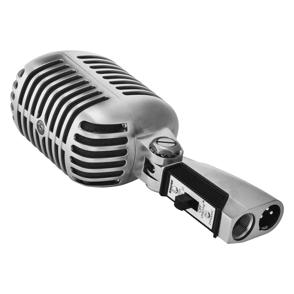 Side view of Shure 55SH Series II.