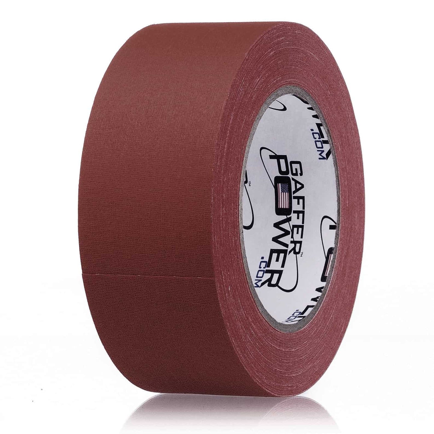 2 inch by 30 yard roll of burgundy gaff tape