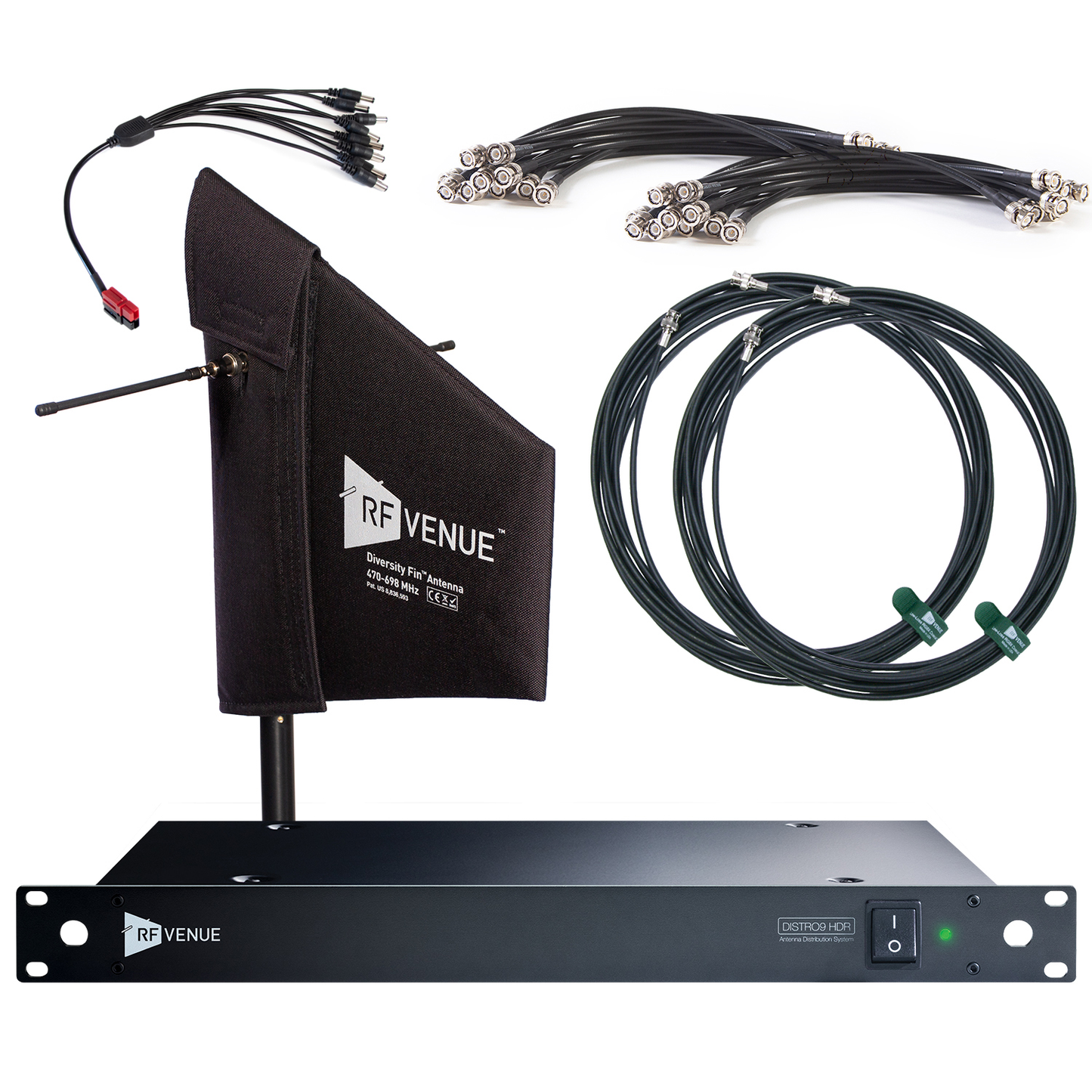 RF Venue 9 Channel Wireless Microphone Upgrade Pack