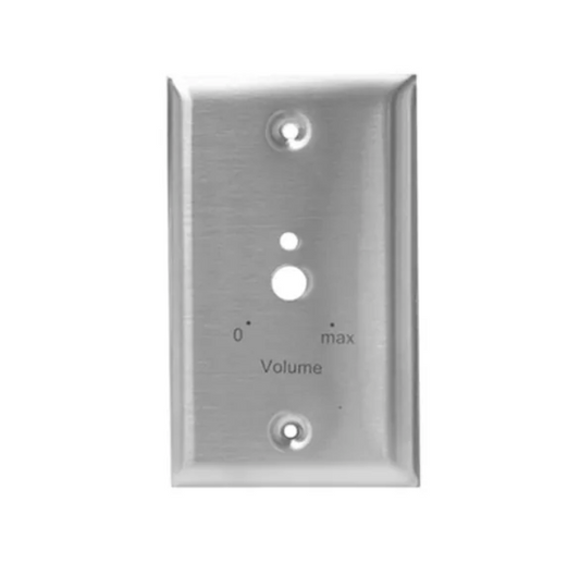 Punched Wall Plate - Single (Attenuator)
