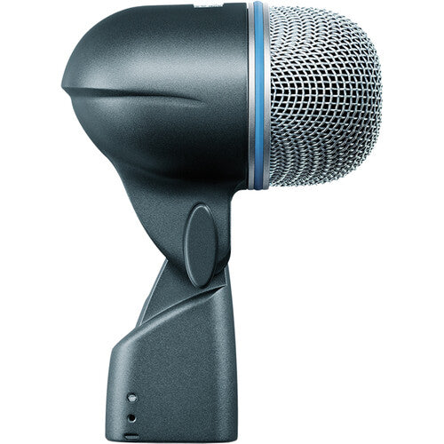 Side view of Shure Beta 52a microphone.