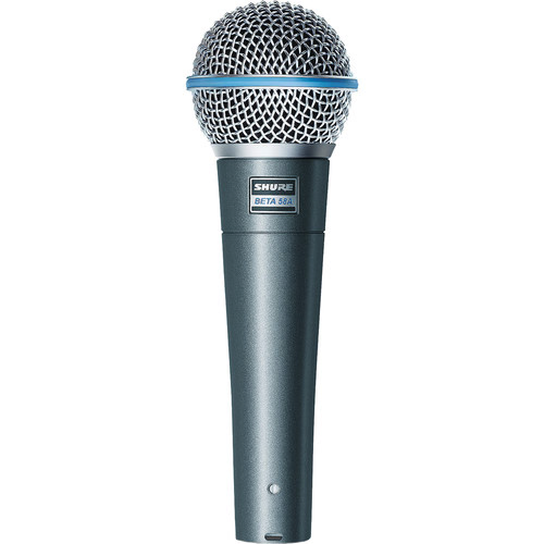 Front view of Shure Beta 58a